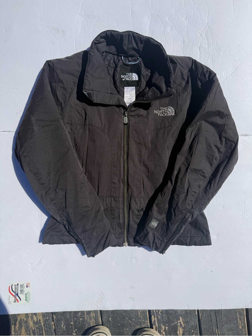 The North Face Black Full-Zip Windbreaker Jacket